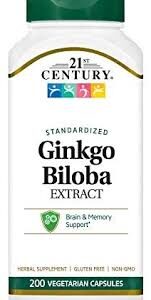 21ST CENTURY GINKGO BILOBA EXTRACT X60CAPS