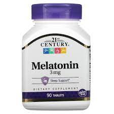 21ST CENTURY MELATONIN 3MG X90