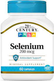 21ST CENTURY SELENIUM 200MCG X 60 CAP